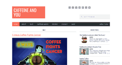 Desktop Screenshot of caffeineandyou.com